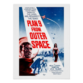 Pôster Plano 9 do Espaço Exterior (1957)