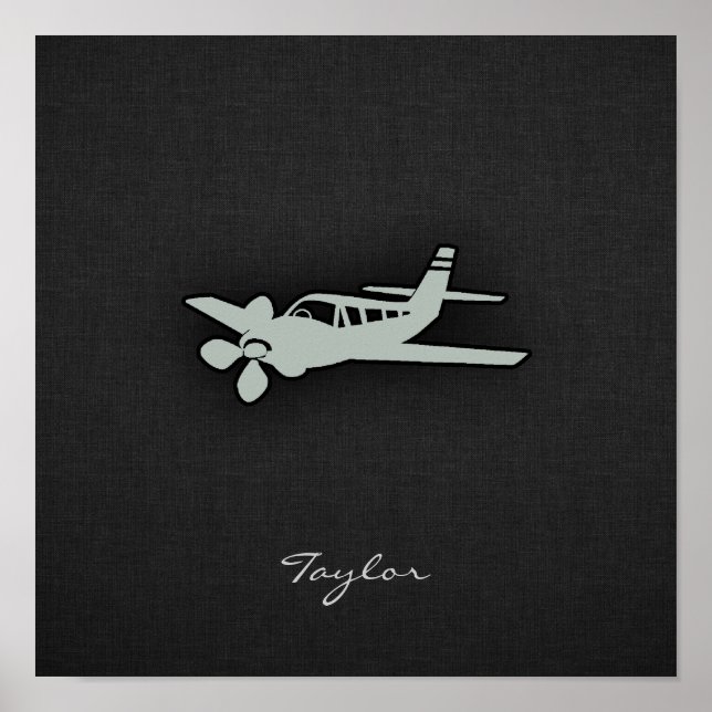 Poster Plano Cinza Ash (Frente)