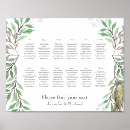 Poster Plano de assentos das florestas