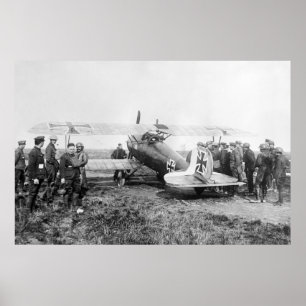 Pôster Plano de Combatente Alemão WW1, 1910