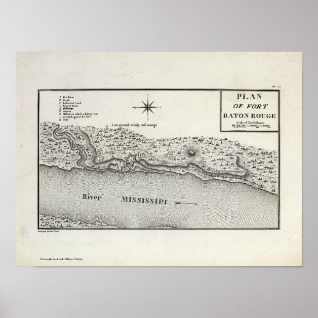 Poster Plano De Forte Baton Rouge (Frente)