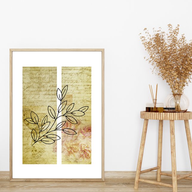 Poster Plano de Fundo da Borboleta de Contorno da Linha F (Criador carregado)