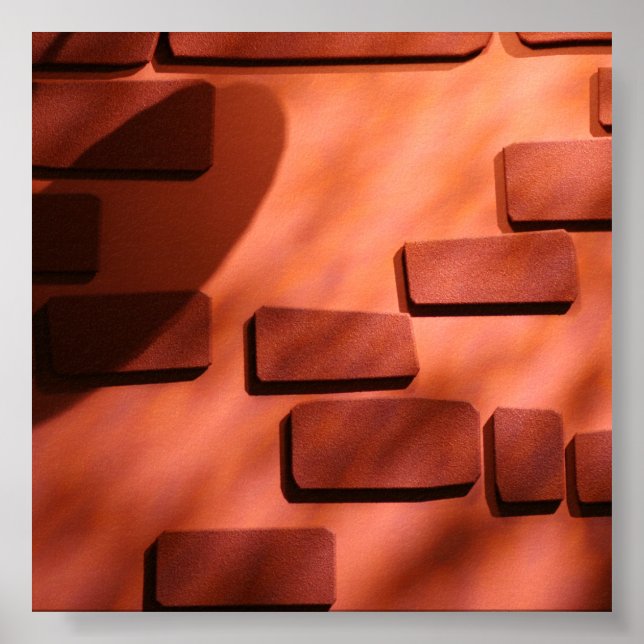 Pôster Plano de Fundo de Fotografia do BrickWall (Frente)