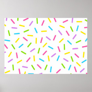 Poster Plano de fundo do Partido Sprinkles Grande