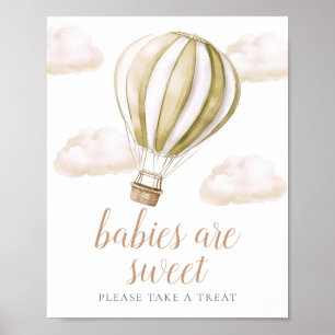 Poster Plano de Lembrancinhas Doces para Chá de Bebê Balã