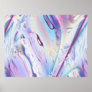 Pôster Plano de Voo Fratural de Abstrato Legal de Belas A