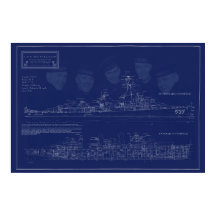 Plano do Navio USS The Sullivans