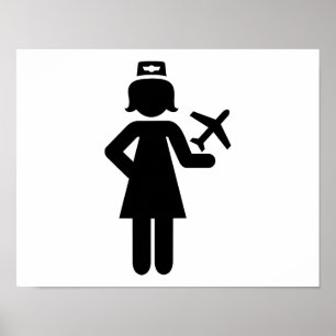 Pôster Plano do Stewardess