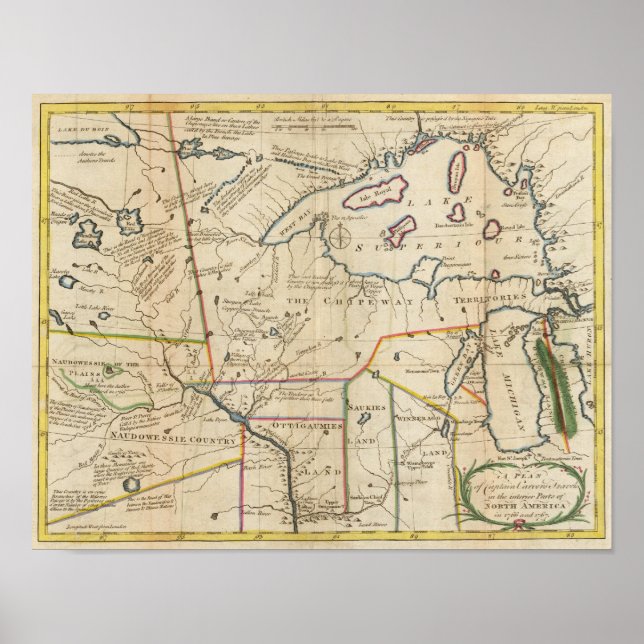 Pôster Plano dos Viagens do Capitão Carvers (Frente)