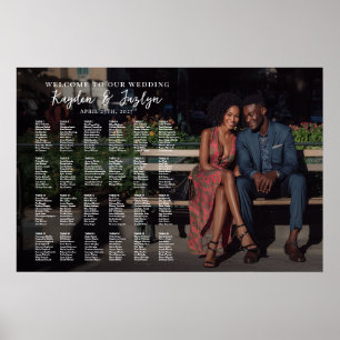 Poster Plano elegante de casamento de fotos