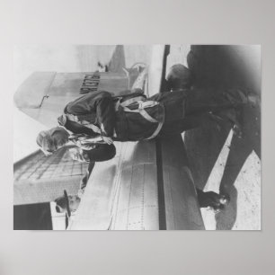 Poster Plano piloto do embarque de Howard Hughes