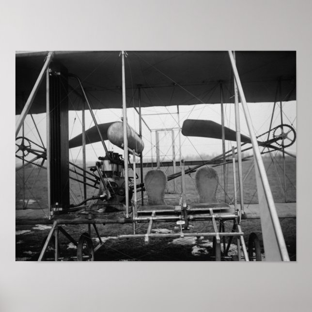 Pôster Plano Wright Brothers com Pilot e (Frente)
