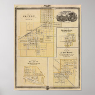 Poster Planos de Newton, cidade da pradaria