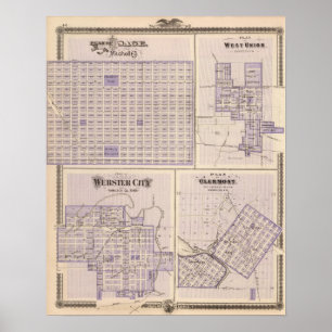 Poster Planos de Osage, União Ocidental