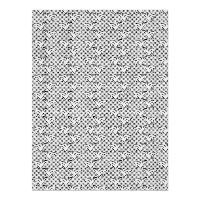 Pôster Planos de papel predefinidos. (Frente)