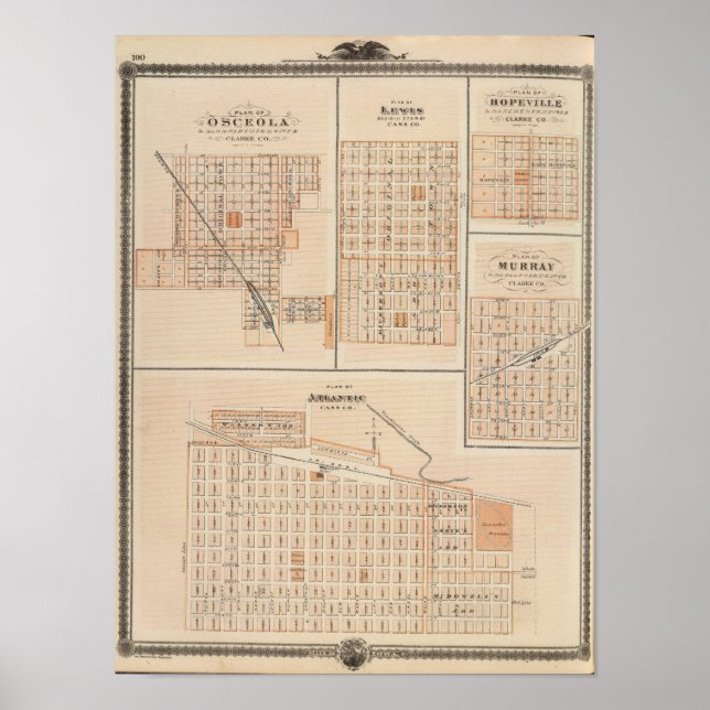 Pôster Planos do Atlântico, Osceola, Lewis (Frente)