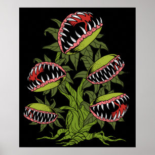 Poster Planta Carnívora Oferece Armadilha de Vênus Mons