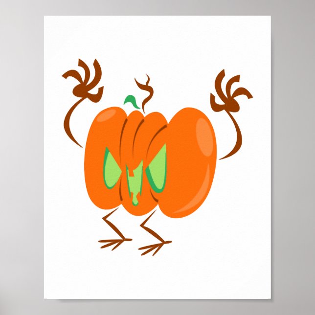 Poster Planta de Halloween (Frente)