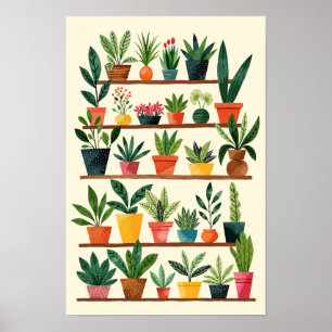 Poster Planta Mãe Watercolor