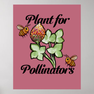 Poster Planta para Abelhas Polinizadoras