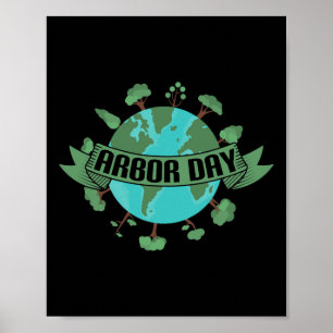 Poster Plantações Von Arbor Day É Ambientalista