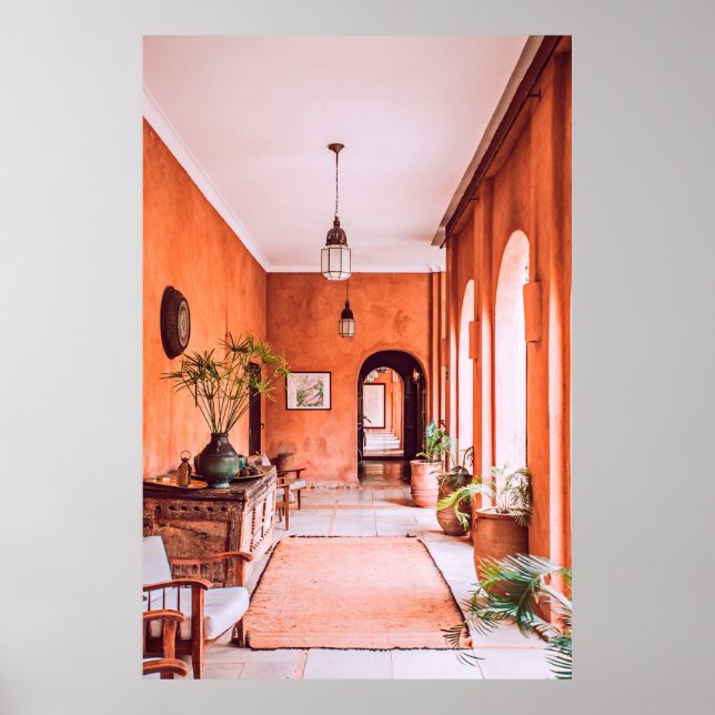 POSTER PLANTADORES COM PLANTA PERTO DA ÁREA RUG DENTRO (Frente)