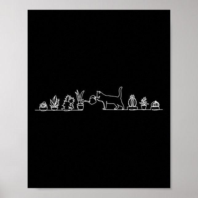 Poster Plantas De Agua Para Gatos (Frente)