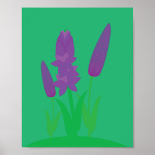 Poster Plantas de Lavanda