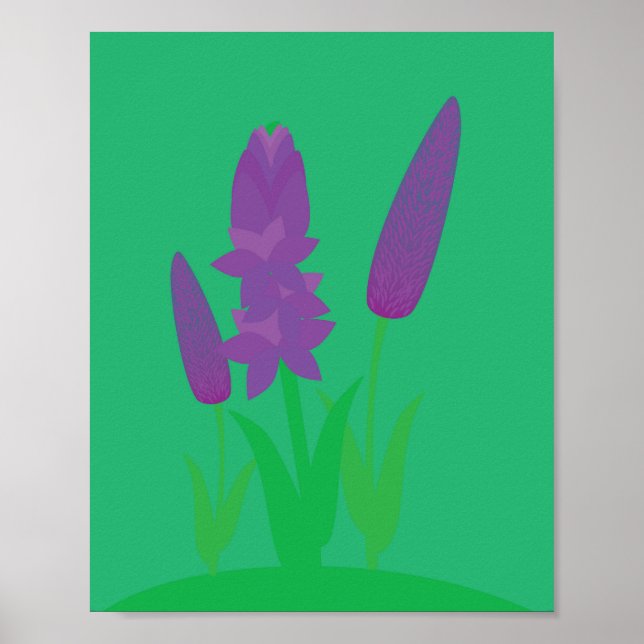 Poster Plantas de Lavanda (Frente)
