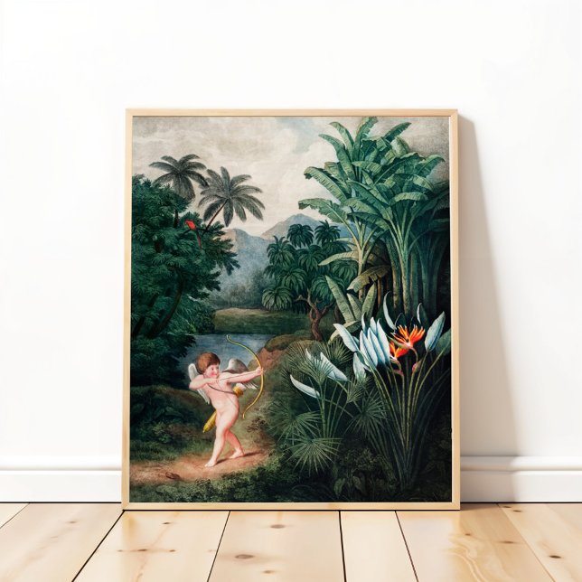 Poster Plantas Inspiradoras Cupidas com Amor (Criador carregado)