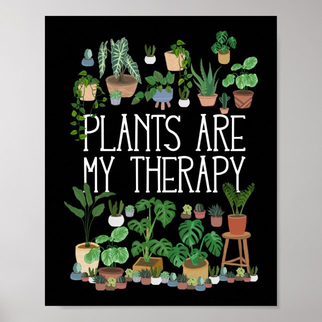 Poster Plantas São Minha Terapia (Frente)