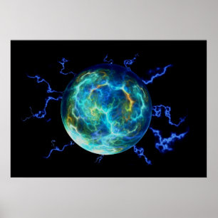 Pôster Plasma Elétrico