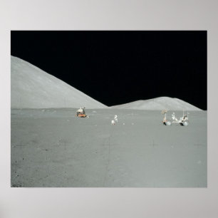 Pôster Plataforma de aterragem de Apollo 17