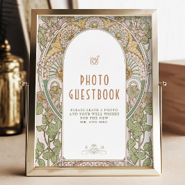 Poster Plátano de Papel Foto Livro de Registro de Visitan