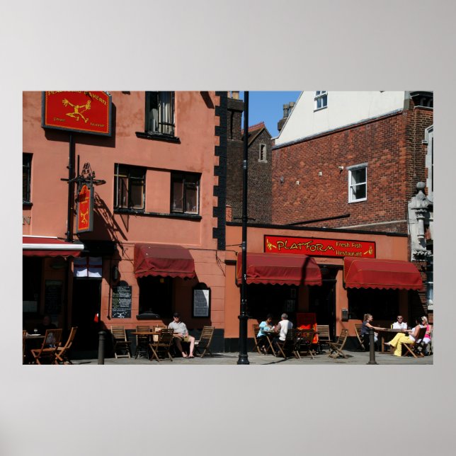 Poster Platform Pub & Restaurante - Ensolarado Southampto (Frente)