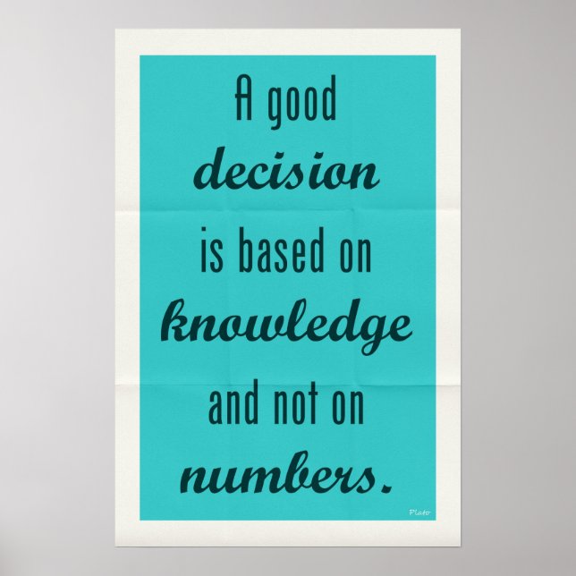 Poster Plato Cotação 002 (Frente)