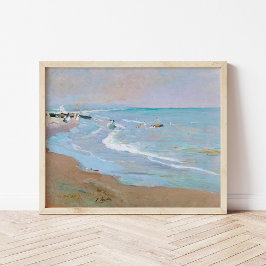 Poster Playa de Valencia | Joaquín Sorolla