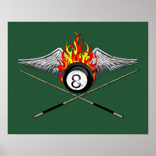 Pôster Player de piscina (Frente)