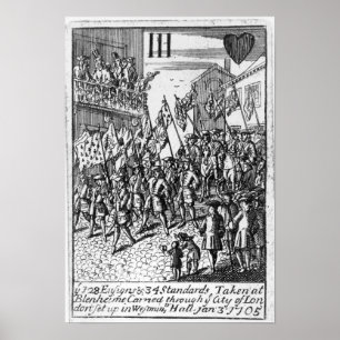 Poster Playing card depicting the Ensigns