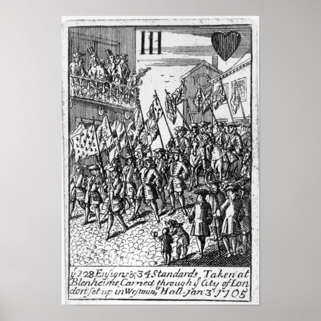 Poster Playing card depicting the Ensigns (Frente)