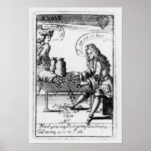 Pôster Playing cards commemorating