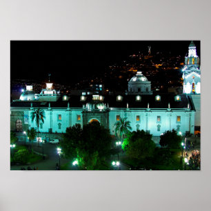 Poster Plaza de la Independencia, Quito, Equador
