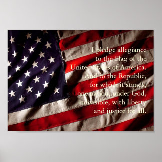Poster Pledge Of Allegiance