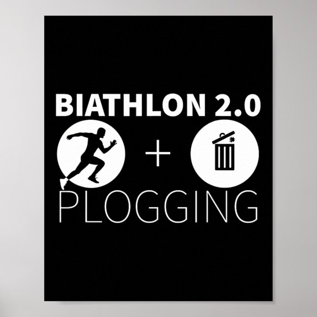 Poster Plogging Biathlon 2.0 Corrida E Pr Ambiental (Frente)