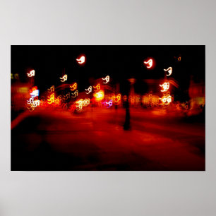 Pôster Ploosh de pintura Abstrato
