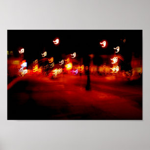 Pôster Ploosh de pintura Abstrato