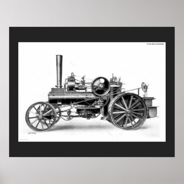 Poster Ploughman's Traction Engine (Frente)