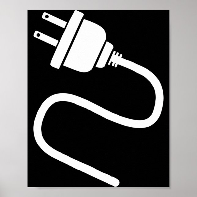 Poster Plugue e Soquete de Casal Fantasia Engraçada Combi (Frente)