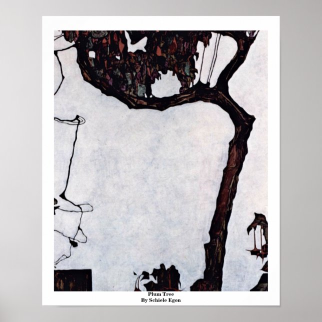 Poster Plum Tree Por Schiele Egon (Frente)