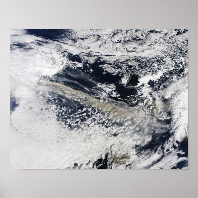 Pôster Pluma de ash do vulcão 2 Eyjafjallajokull (Frente)